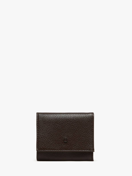 Leather Wallet Madras Etrier Brown madras EMAD097